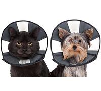 ZenPet ProCone Pet E-Collar for Dogs and Cats - Comfortable Soft Recovery Collar is Adjustable for a Secure and Custom Fit - Easy for Pets to Eat and Drink - Works with Your Pet's Collar - Small