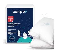ZenPur Lot de 2 Protège Oreillers 50x70 Imperméables - Protection Anti-Acariens et Anti-Allergies - Housse avec Fermeture Éclair, Certifié Oeko-TEX
