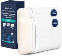 ZenPur Oreiller Cervical Mémoire de Forme Lot de 2 Ferme 40 x 60 x 13 cm