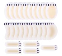 ZENQARI 25 Pièces Pansement Ampoule Pansements Hydrocolloïdes Invisibles Parfait pour Talon Pied et Orteils Imperméable Pour Protection Cutanée et Anti-Frottement