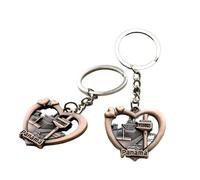 ZENRUIMING 2 porte-clés Panama Landmarks Keychains, Panama Tourism Souvenir Keychains, Panama Cultural Travel Accessories, bronze, 10cm（3.94in)