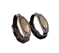 ZENRUIMING Lot de 2 bracelets réglables avec inscription « I Love Africa », style hip hop, punk, vintage, paysage africain, souvenir de voyage africain, accessoire décontracté pour homme, réglable