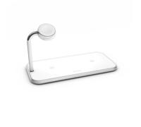 Zens 2-in-1 Wireless Charger Dual + Apple Watch - 10W - Weiß