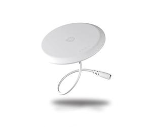Zens Built-in Wireless Charger, 15W, Blanc | Chargeur sans fil de 15 W iPhone/AirPods/Android et appareils Qi, adaptateur secteur 20 W (EU/UK/US) et câble de 2 m inclus
