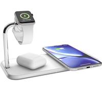 ZENS Chargeur à induction 2000 mA Dual qi Apple-Watch ZEDC05W Sorties standard Qi blanc