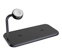 Zens Dual + Watch - Plot de charge sans fil - MFI - noir Noir G