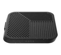 ZENS Modular Single Wireless Charger Main Station - Tapis de charge sans fil + adaptateur secteur - 15 Watt - Apple Fast Charge, FC Zwart G