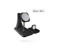 Zens Modular - Support de chargement sans fil - 4 en 1 + adaptateur secteur - 30 Watt (24 pin USB-C) - noir