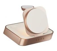 ZENS Nightstand Charger Pro 2 - Limited Edition - support de chargement sans fil + adaptateur secteur - 20 Watt - Apple Fast Charge - cuivre, blanc Blanc, Cuivre G