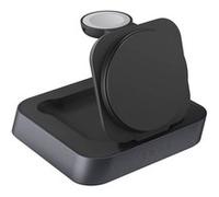 ZENS Nightstand Charger Pro 2 - Support de chargement sans fil + adaptateur secteur - 20 Watt - Apple Fast Charge (recharge sans fil (15 W), chargement sans fil (5W)) - noir Noir