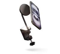 Zens Office Wireless Charger Pro, Chargeur sans Fil de 15 W, MagSafe et Qi2 pour iPhone Air,17,16,15,14,13,12 et AirPods, Adaptateur Secteur de 20 W (EU,UK,US) et câble intégré de 1,5 m, Noir