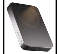 ZENS Pro 1 Slim 10000mAh Noir : Batterie Externe Aluminium 15W Recharge sans fil Qi2, USB-C, Compatible MagSafe, 3.87V, 240g