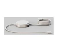 ZENS Pro 2 - Câble USB - USB-C (M) pour chargement sans fil (Qi2) magnétique - 1.5 m - wireless power (15W), 2 en 1 - blanc
