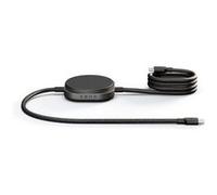 ZENS Pro 2 - Tapis de charge sans fil - 140 Watt - 2 connecteurs de sortie (magnétique, USB-C) - Certifié MFI Noir
