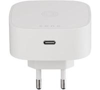 ZENS - Support de chargement sans fil/adaptateur d'alimentation - 18 Watt (USB-C) - blanc Blanc