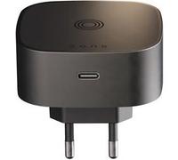 Zens Zens Adaptateur de charge sans fil magnétique | Compatible avec MagSafe et Qi2 Noir Noir
