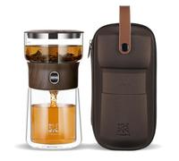 ZENS Théière en verre avec infuseur magique à une touche