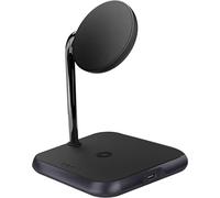 ZENS Wireless Charger 3in1 aluminium 10W Qi charge rapide noir