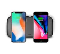 Zens Zedc02bp Plateau De Charge Sans Fil 2 Emplacements Norme Qi