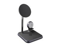 Chargeur sans fil magnétique 4-en-1 + Watch Noir