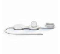 Zens Zens Câble USB-C Pro 3 avec chargeur sans fil pour téléphone / earbuds / Watch MagSafe et Qi2 Blanc Blanc