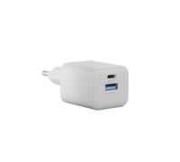 Zens Zens Chargeur compact USB-C / USB-A 30W Adaptateur secteur Blanc Blanc