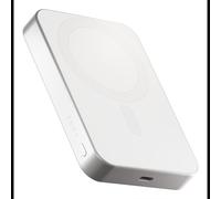 Pro 1 - Banque d'alimentation sans fil - minceur - 10000 mAh - 15 Watt - sur le câble : USB-C - blanc