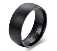 Zense - Bague Homme Tendance En Acier Poli Noir Zr0171
