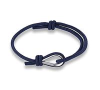 ZENSE - Bracelet bleu marine pour homme avec boucle acier ZB0373