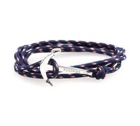 Zense - Bracelet cordon bleu ancre marine ajustable ZB0315