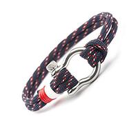 ZENSE - Bracelet marin avec cordon bleu et fermeture manille ZB0337