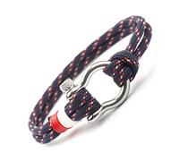 Zense - Bracelet marin avec cordon bleu et fermeture manille ZB0337