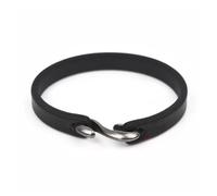 Zense - Bracelet pour homme en cuir avec attache noire ZB0353