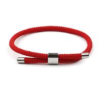 ZENSE - Bracelet rouge pour homme en corde tressée ajustable ZB0368