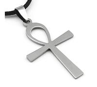 ZENSE - Collier homme croix égyptienne en acier inoxydable ZP0232