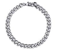 Zense - Gourmette homme en acier argenté ZB0327