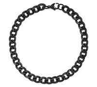 Zense - Gourmette Homme En Acier Noir Zb0328