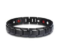 Zense - Gourmette pour homme acier titane noir ZB0323