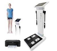ZenSeFarin Analyseur D'imc Corporel,Moniteur De Santé,Pourcentage De Graisse,Moniteur De Composition Corporelle Tactile HD 10,1 Pouces,Poids 5 à 200 Kg,Taille 83 à 210 Cm avec Imprimante