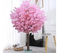 ZenSeFarin Cerisier Artificiel en Fleurs De Cerisier Rose Fait à La Main,Magnifique Décoration D'intérieur Ou D'extérieur pour La Maison,Le Bureau,La Fête Ou Le Mariage,Round-2x2.5m/6.6x8.2ft