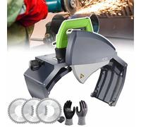 ZenSeFarin Coupe-Tube électrique 15-400 mm,Guide Précision pour Découpe Tubes Cuivre épais,Lame Acier 1 500 Mpa, Réglage Vitesse Multi-matériaux, Découpe Plastique, Aluminium Et PVC,ZD220