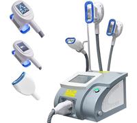ZenSeFarin Cryolipolyse Corps De Congélation Graisses Amincissant La Machine Lipolyse avec 3 Poignées,Masseur D'élimination De La Cellulite,Gel des Graisses Corporelles pour Mise en Forme du Corps