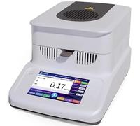 ZenSeFarin Dessiccateur,Analyseur D'humidité De Laboratoire À Chauffage,Capacité De 120 G,Humidité 0,001%,Lampe Annulaire De 450 W,pour Applications Agricoles Et Industrielles 120g0.005g