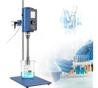 ZenSeFarin Émulsifiant À Dispersion De Laboratoire Homogénéisateur À Grande Vitesse avec Écran LCD Vitesse Réglable 2000-28000 TR/Min Mélangeur À Cisaillement Élevé 50-2000 ML avec Minuterie,18G