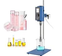 ZenSeFarin Homogénéisateur de Laboratoire à Grande Vitesse Émulsionneur Mélangeur à Haut Cisaillement Capacité,Mélangeur à Affichage numérique pour l'industrie des cosmétiques,36F