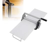 ZenSeFarin Laminoir à Pâte Manuel Pliable, Machine à Pizza en Acier Inoxydable, épaisseur Réglable De 0,5 à 27 Mm, pour Boulangerie, Pizzas Et Croissants - Professionnel Usage Domestique,Rs101