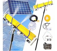 ZenSeFarin Machine De Nettoyage De Panneaux Photovoltaïques électriques, Brosse De Nettoyage à Jet d'eau pour Panneaux Solaires, Brosse De Nettoyage Photovoltaïque Portative,Dualuse-3m/9.84ft