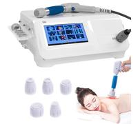 ZenSeFarin Machine de Thérapie par Ondes Choc,Shockwave Therapy Extracorporelles pour érectile Dysfonctionnement Corps Se Détendre avec 5 têtes de Massage,12 Modes,Simples et faciles à Utiliser