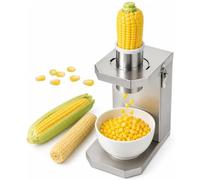 ZenSeFarin Machine électrique à Retirer Les Grains Maïs Crus Et Cuits Construction Robuste en INOX,Ouverture 6,5 Cm Et Faible Encombrement pour Restaurants,Marchés Et Petites Fermes Locales
