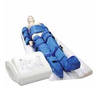 ZenSeFarin Professionnelle Pressothérapie Appareil Massage, Machine de Pressothérapie à Compression Séquentielle 16 Sacs Gonflables, Aide à la Circulation Sanguine, Relaxation Musculaire,Blue